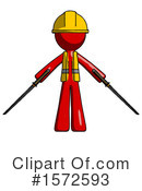 Red Design Mascot Clipart #1572593 by Leo Blanchette