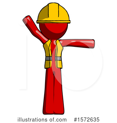 Royalty-Free (RF) Red Design Mascot Clipart Illustration by Leo Blanchette - Stock Sample #1572635
