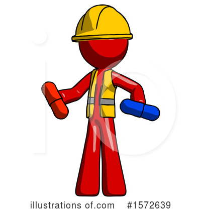 Royalty-Free (RF) Red Design Mascot Clipart Illustration by Leo Blanchette - Stock Sample #1572639