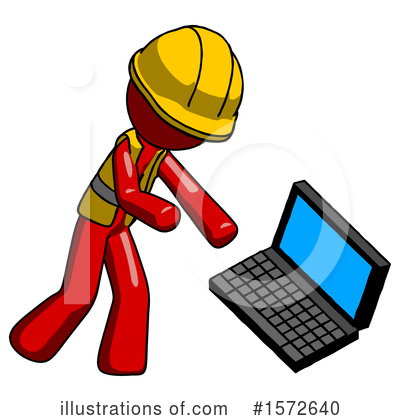 Royalty-Free (RF) Red Design Mascot Clipart Illustration by Leo Blanchette - Stock Sample #1572640