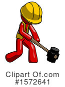 Red Design Mascot Clipart #1572641 by Leo Blanchette