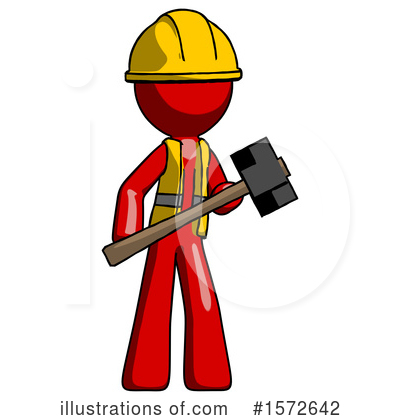 Royalty-Free (RF) Red Design Mascot Clipart Illustration by Leo Blanchette - Stock Sample #1572642