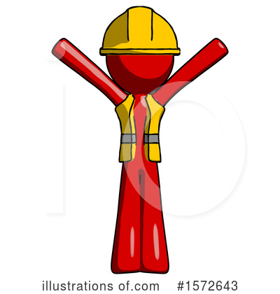Royalty-Free (RF) Red Design Mascot Clipart Illustration by Leo Blanchette - Stock Sample #1572643
