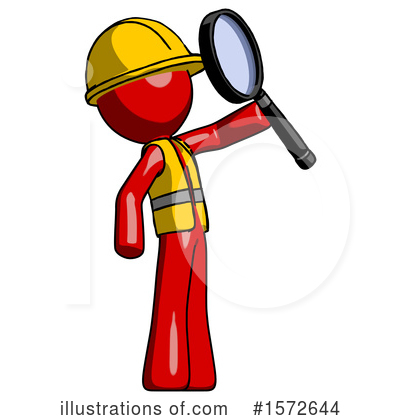 Royalty-Free (RF) Red Design Mascot Clipart Illustration by Leo Blanchette - Stock Sample #1572644