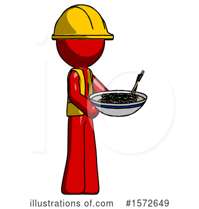 Royalty-Free (RF) Red Design Mascot Clipart Illustration by Leo Blanchette - Stock Sample #1572649