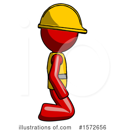 Royalty-Free (RF) Red Design Mascot Clipart Illustration by Leo Blanchette - Stock Sample #1572656