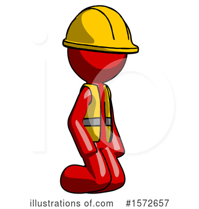Royalty-Free (RF) Red Design Mascot Clipart Illustration by Leo Blanchette - Stock Sample #1572657