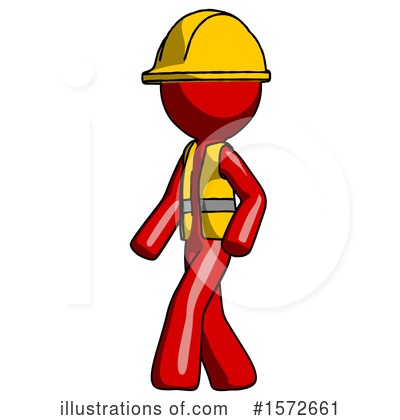 Royalty-Free (RF) Red Design Mascot Clipart Illustration by Leo Blanchette - Stock Sample #1572661