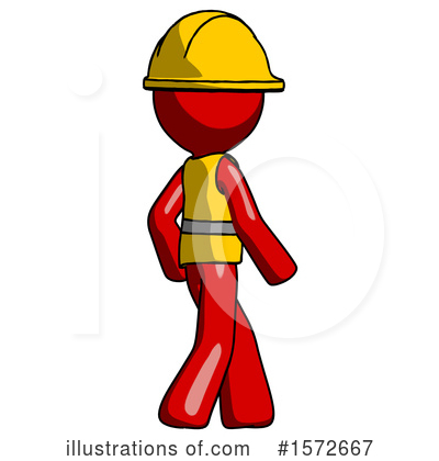 Royalty-Free (RF) Red Design Mascot Clipart Illustration by Leo Blanchette - Stock Sample #1572667