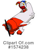 Red Design Mascot Clipart #1574238 by Leo Blanchette