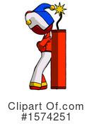 Red Design Mascot Clipart #1574251 by Leo Blanchette