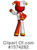 Red Design Mascot Clipart #1574282 by Leo Blanchette