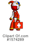 Red Design Mascot Clipart #1574289 by Leo Blanchette
