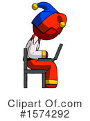 Red Design Mascot Clipart #1574292 by Leo Blanchette