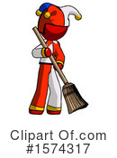 Red Design Mascot Clipart #1574317 by Leo Blanchette