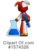 Red Design Mascot Clipart #1574328 by Leo Blanchette