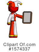 Red Design Mascot Clipart #1574337 by Leo Blanchette