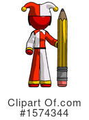 Red Design Mascot Clipart #1574344 by Leo Blanchette