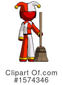 Red Design Mascot Clipart #1574346 by Leo Blanchette