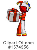 Red Design Mascot Clipart #1574356 by Leo Blanchette