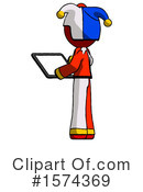 Red Design Mascot Clipart #1574369 by Leo Blanchette