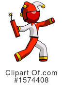 Red Design Mascot Clipart #1574408 by Leo Blanchette