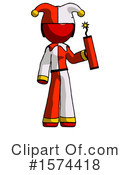 Red Design Mascot Clipart #1574418 by Leo Blanchette