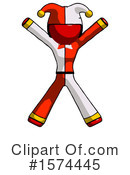 Red Design Mascot Clipart #1574445 by Leo Blanchette