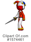 Red Design Mascot Clipart #1574461 by Leo Blanchette
