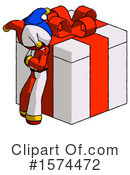 Red Design Mascot Clipart #1574472 by Leo Blanchette