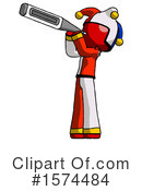 Red Design Mascot Clipart #1574484 by Leo Blanchette