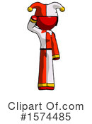 Red Design Mascot Clipart #1574485 by Leo Blanchette