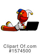 Red Design Mascot Clipart #1574500 by Leo Blanchette