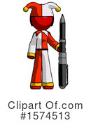 Red Design Mascot Clipart #1574513 by Leo Blanchette