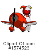 Red Design Mascot Clipart #1574523 by Leo Blanchette