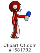 Red Design Mascot Clipart #1581792 by Leo Blanchette