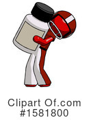 Red Design Mascot Clipart #1581800 by Leo Blanchette