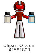 Red Design Mascot Clipart #1581803 by Leo Blanchette
