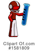 Red Design Mascot Clipart #1581809 by Leo Blanchette