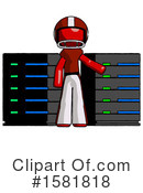 Red Design Mascot Clipart #1581818 by Leo Blanchette