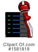 Red Design Mascot Clipart #1581819 by Leo Blanchette