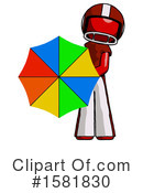 Red Design Mascot Clipart #1581830 by Leo Blanchette