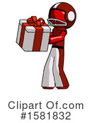 Red Design Mascot Clipart #1581832 by Leo Blanchette