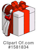Red Design Mascot Clipart #1581834 by Leo Blanchette