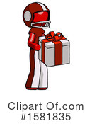 Red Design Mascot Clipart #1581835 by Leo Blanchette