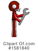 Red Design Mascot Clipart #1581840 by Leo Blanchette