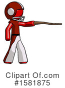 Red Design Mascot Clipart #1581875 by Leo Blanchette