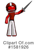 Red Design Mascot Clipart #1581926 by Leo Blanchette