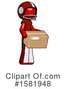 Red Design Mascot Clipart #1581948 by Leo Blanchette