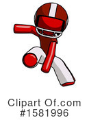 Red Design Mascot Clipart #1581996 by Leo Blanchette